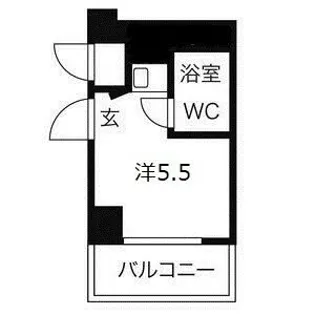クローバーハイツ三宮【8階】の間取り