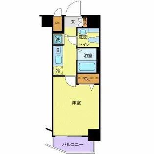 メゾン・ド・ヴィレ目黒【4階】の間取り