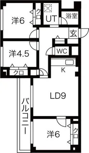 リバーサイド青谷【2階】の間取り