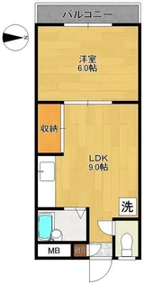 ガーデン谷川【2階】の間取り