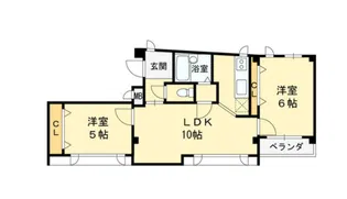 サンロイヤル神垣【2階】の間取り