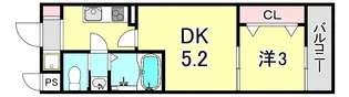 ヴェルステック宝塚【4階】の間取り