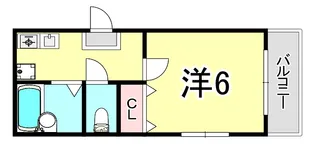 スママリンコースト【1階】の間取り