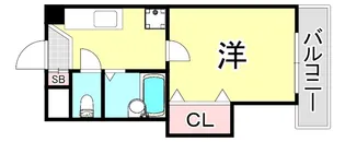 ユミール【3階】の間取り