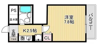 アスライフ湊川公園【2階】の間取り