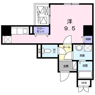 エトワール衣掛【6階】の間取り