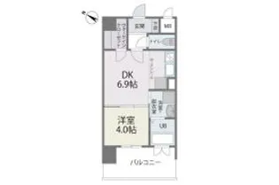 カーサエンぺサール【9階】の間取り