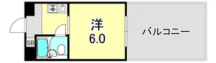 サンシャイングレート兵庫【10階】の間取り