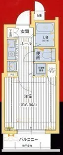 プレサンス神戸裁判所前【8階】の間取り
