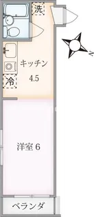 ロワール駒沢【2階】の間取り