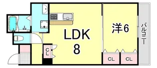 ダンデライオン門戸II【1階】の間取り