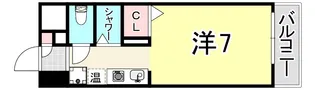 サリュー塚口【6階】の間取り