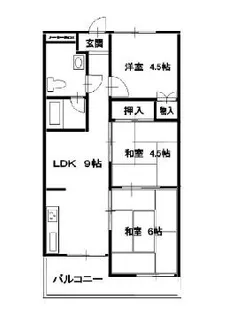 ハイツホリウチ【3階】の間取り