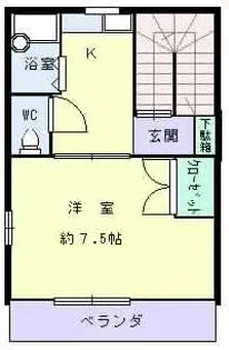 ハニーハイツ【3階】の間取り