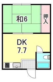 ドル深江【2階】の間取り