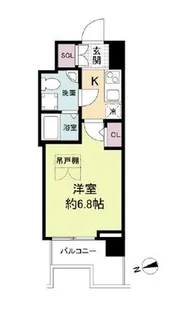 セレニテ難波プリエ【11階】の間取り