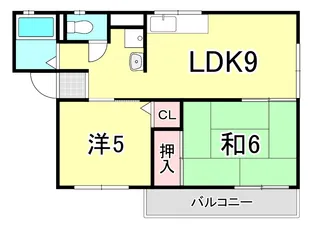 ダイアパイン【2階】の間取り