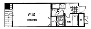リバーサイド明光【5階】の間取り