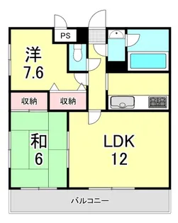 マジェスティ御影【2階】の間取り