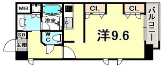 KAISEI新神戸第2WEST【9階】の間取り