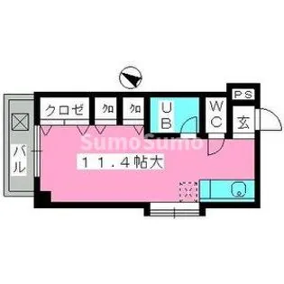 インペリアルヒルズ高宮【2階】の間取り