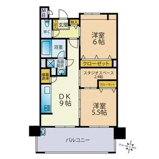コージースタイル【10階】の間取り