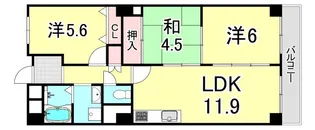 シーアイマンション高座【7階】の間取り