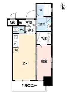 タツミ大橋【7階】の間取り