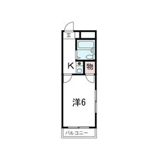 プチハウス天神町【3階】の間取り