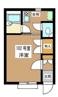 サンピュア祐天寺【1階】の間取り