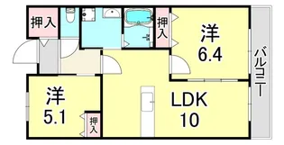 UR浜甲子園さくら街 15号棟【9階】の間取り