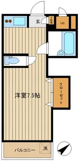 fit・代々木公園【1階】の間取り