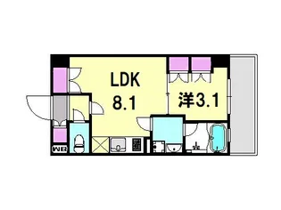 アバンダントハウス【2階】の間取り