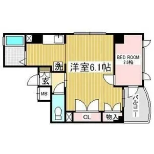 プリオーレ神戸Ⅱ【4階】の間取り