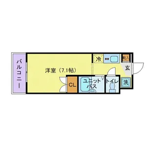 スチューデントハイツ代々木上原【1階】の間取り