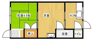 あけぼの荘【1階】の間取り