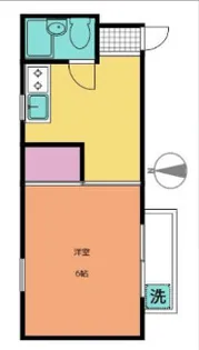 Hx池尻【1階】の間取り