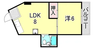 西島ビル【3階】の間取り