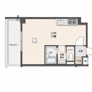 富士産業ビル【5階】の間取り