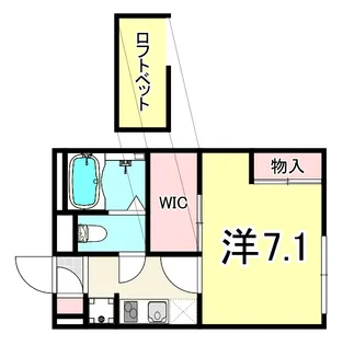 レオパレスK・K【1階】の間取り