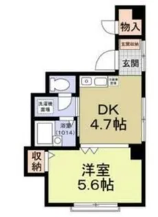 イースト西代【3階】の間取り