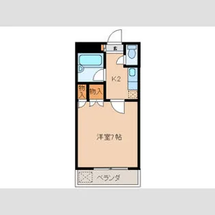 第3レジデンス美和【3階】の間取り