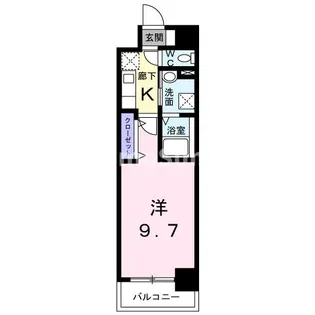 メゾン ド プラシード【7階】の間取り