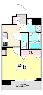 レジデンス三宮ライン【4階】の間取り