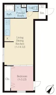 MAISON YUTENJI【1階】の間取り