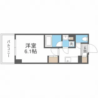 アスヴェル東本町Ⅱ【14階】の間取り