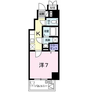 エトワール衣掛【4階】の間取り