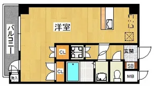 ビュートリアム平尾【10階】の間取り