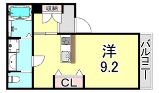 ネクステージ笠屋町【3階】の間取り