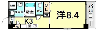 ウィルドゥ浜崎通【9階】の間取り